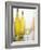 A Glass of White Wine and Wine Bottles in Background-Ulrike Koeb-Framed Photographic Print