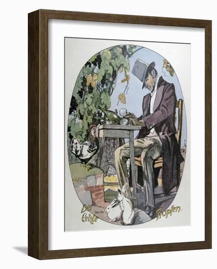 A Glass of Wine. Food and Drink-null-Framed Giclee Print