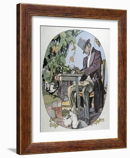 A Glass of Wine. Food and Drink-null-Framed Giclee Print
