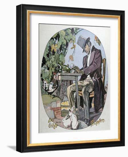 A Glass of Wine. Food and Drink-null-Framed Giclee Print