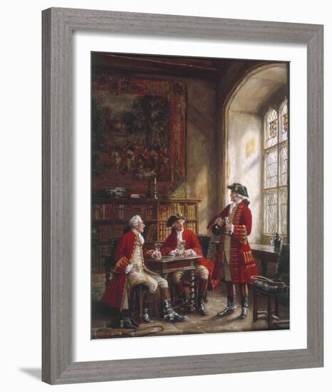 A Glass of Wine-Frank Moss Bennett-Framed Giclee Print