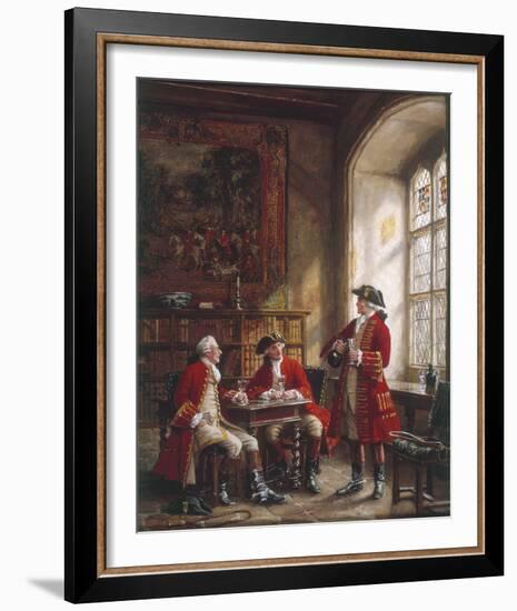 A Glass of Wine-Frank Moss Bennett-Framed Giclee Print