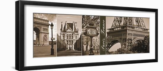 A Glimpse of Paris-Jeff Maihara-Framed Giclee Print