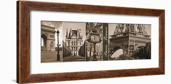 A Glimpse of Paris-Jeff Maihara-Framed Giclee Print