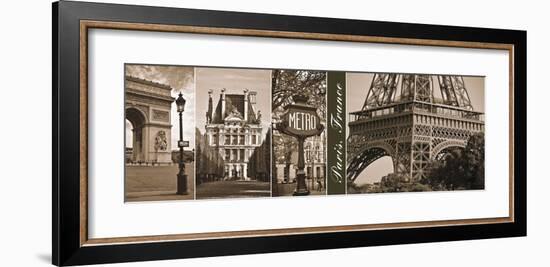 A Glimpse of Paris-Jeff Maihara-Framed Giclee Print