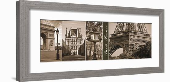 A Glimpse of Paris-Jeff Maihara-Framed Giclee Print