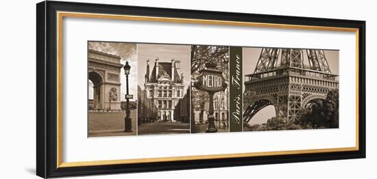 A Glimpse of Paris-Jeff Maihara-Framed Giclee Print