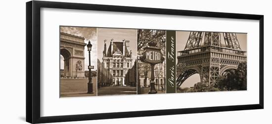A Glimpse of Paris-Jeff Maihara-Framed Giclee Print