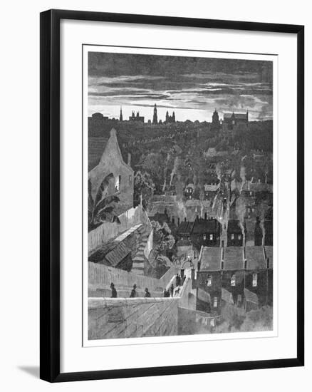 A Glimpse of Sydney from Darlinghurst, New South Wales, Australia, 1886-W Mollier-Framed Giclee Print