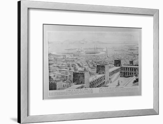 A Glimpse of the Great City of Carthage at the Height of Its Naval Power and Commercial Splendour-null-Framed Giclee Print
