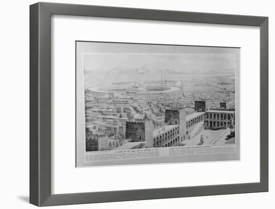 A Glimpse of the Great City of Carthage at the Height of Its Naval Power and Commercial Splendour-null-Framed Giclee Print