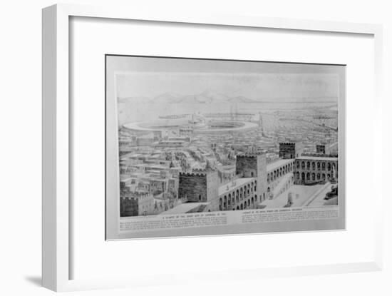 A Glimpse of the Great City of Carthage at the Height of Its Naval Power and Commercial Splendour-null-Framed Giclee Print