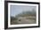 A Goat Sitting in a Road-Clive Nolan-Framed Photographic Print