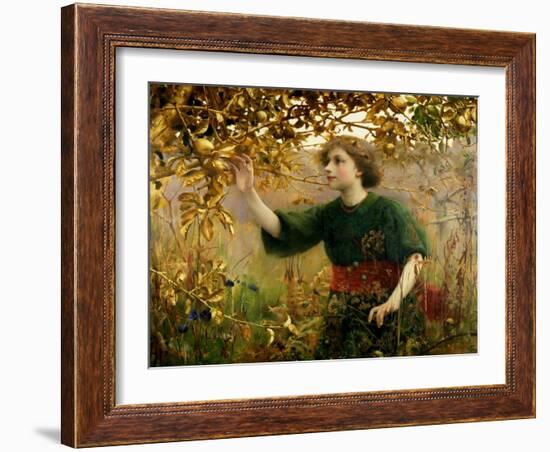 A Golden Dream, 1893-Thomas Cooper Gotch-Framed Giclee Print