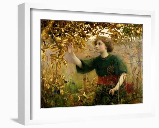 A Golden Dream, 1893-Thomas Cooper Gotch-Framed Giclee Print