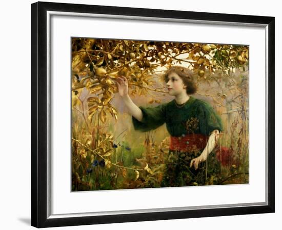 A Golden Dream, 1893-Thomas Cooper Gotch-Framed Giclee Print