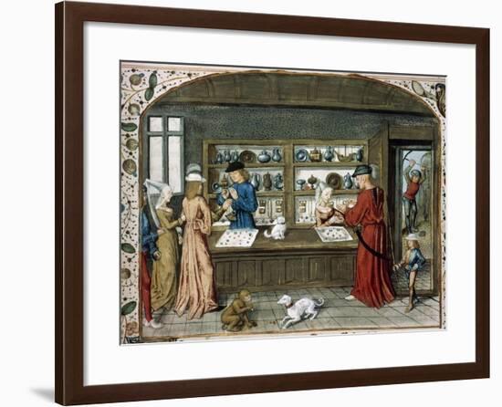 A Goldsmith's Shop by Jean De Mandeville-Jean De Mandeville-Framed Giclee Print
