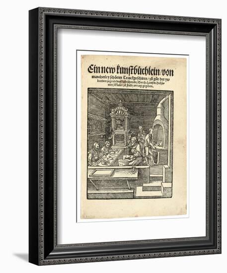 A Goldsmith's Workshop, C. 1538-Hans Brosamer-Framed Giclee Print