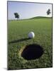 A Golf Ball Just Short of the Hole-null-Mounted Photographic Print