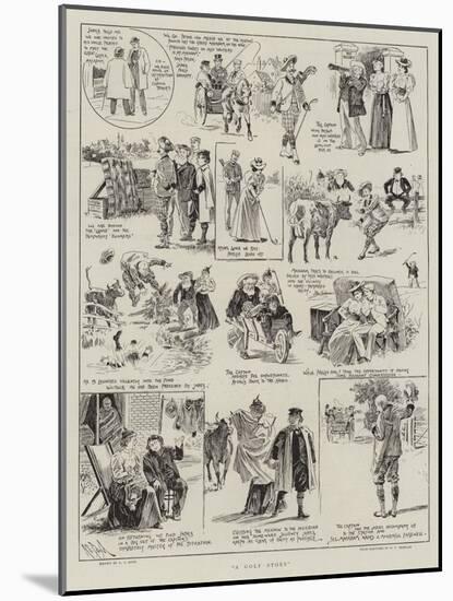 A Golf Story-Alexander Stuart Boyd-Mounted Giclee Print