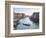 A Gondola Crossing the Grand Canal, Venice, UNESCO World Heritage Site, Veneto, Italy, Europe-Amanda Hall-Framed Photographic Print