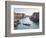 A Gondola Crossing the Grand Canal, Venice, UNESCO World Heritage Site, Veneto, Italy, Europe-Amanda Hall-Framed Photographic Print