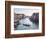 A Gondola Crossing the Grand Canal, Venice, UNESCO World Heritage Site, Veneto, Italy, Europe-Amanda Hall-Framed Photographic Print