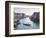 A Gondola Crossing the Grand Canal, Venice, UNESCO World Heritage Site, Veneto, Italy, Europe-Amanda Hall-Framed Photographic Print