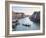 A Gondola Crossing the Grand Canal, Venice, UNESCO World Heritage Site, Veneto, Italy, Europe-Amanda Hall-Framed Photographic Print