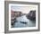 A Gondola Crossing the Grand Canal, Venice, UNESCO World Heritage Site, Veneto, Italy, Europe-Amanda Hall-Framed Photographic Print