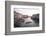 A Gondola Crossing the Grand Canal, Venice, UNESCO World Heritage Site, Veneto, Italy, Europe-Amanda Hall-Framed Photographic Print