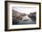 A Gondola Crossing the Grand Canal, Venice, UNESCO World Heritage Site, Veneto, Italy, Europe-Amanda Hall-Framed Photographic Print