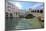 A gondolier rowing under Rialto Bridge in Venice, UNESCO World Heritage Site, Veneto, Italy, Europe-Nando Machado-Mounted Photographic Print