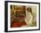 A Good Book, 1905-Paul Fischer-Framed Giclee Print