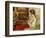 A Good Book, 1905-Paul Fischer-Framed Giclee Print