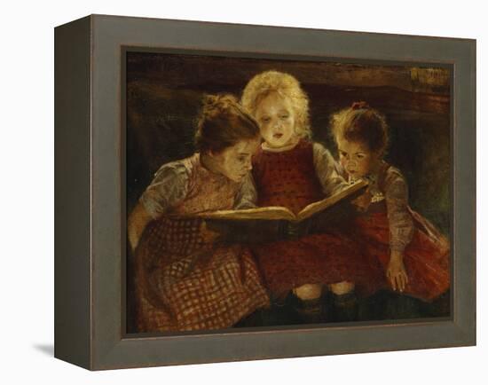 A Good Book-Walter Firle-Framed Premier Image Canvas