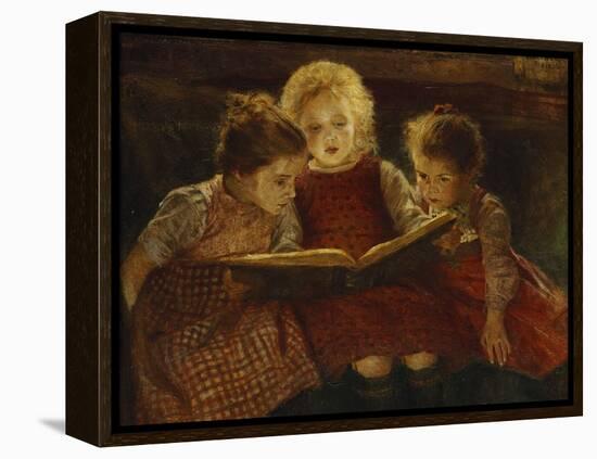 A Good Book-Walter Firle-Framed Premier Image Canvas