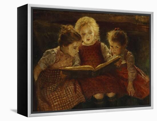 A Good Book-Walter Firle-Framed Premier Image Canvas