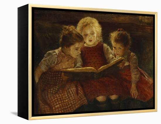 A Good Book-Walter Firle-Framed Premier Image Canvas