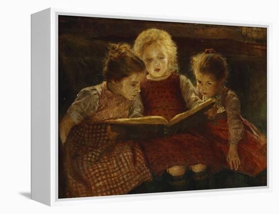 A Good Book-Walter Firle-Framed Premier Image Canvas