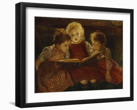 A Good Book-Walter Firle-Framed Giclee Print