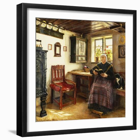 A Good Book-Anne Marie Hansen-Framed Giclee Print