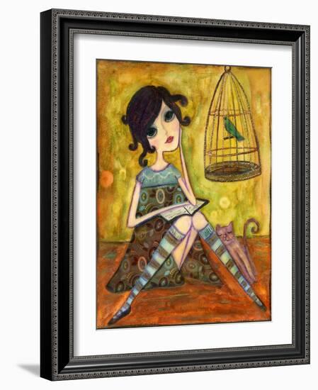 A Good Book-Wyanne-Framed Giclee Print