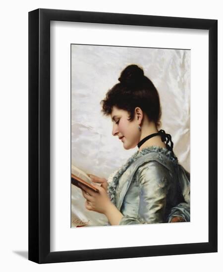 A Good Book-Tito Conti-Framed Giclee Print