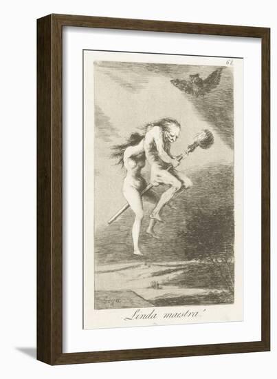 A Good Mistress, by Francisco Goya,-Francisco Goya-Framed Art Print