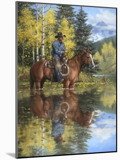A Good Place to Stop and Reflect-Jack Sorenson-Mounted Art Print