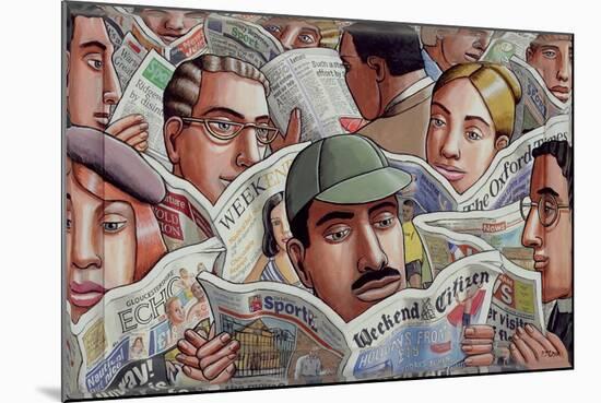 A Good Read, 2007-PJ Crook-Mounted Giclee Print