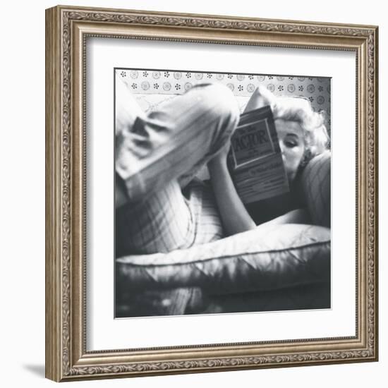 A Good Read-Michael Ochs-Framed Art Print