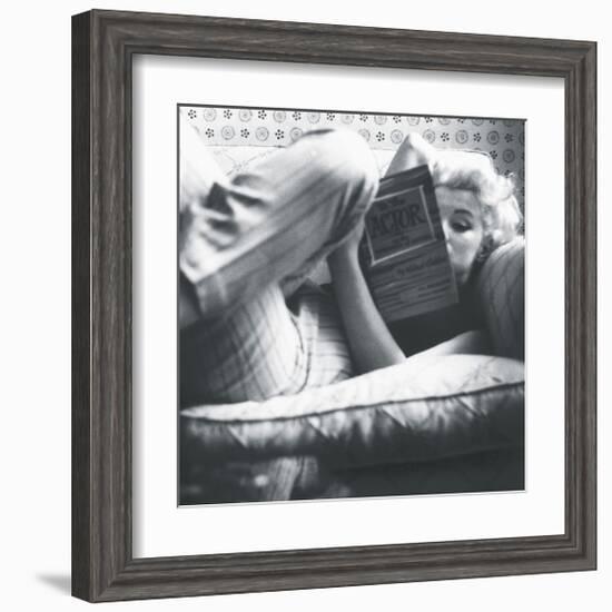 A Good Read-Michael Ochs-Framed Art Print