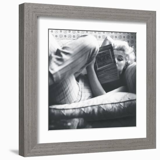 A Good Read-Michael Ochs-Framed Art Print